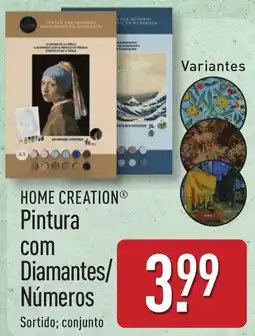 ALDI HOME CREATION Pintura com Diamantes/ Números promoção