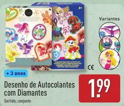 ALDI Desenho de Autocolantes com Diamantes promoção