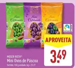 ALDI MOSER ROTH Mini Ovos de Páscoa promoção