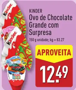 ALDI KINDER Ovo de Chocolate Grande com Surpresa promoção