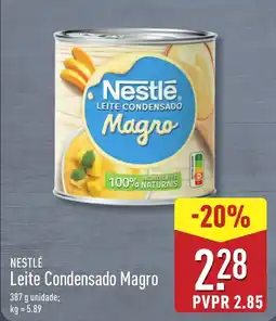 ALDI Nestle Leite Condensado Magro promoção