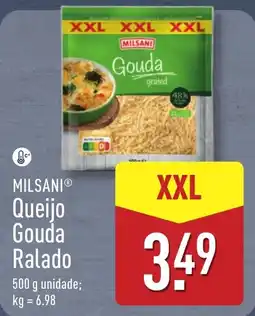 ALDI MILSANI Queijo Gouda Ralado XXL promoção