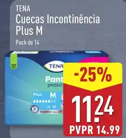 ALDI TENA Cuecas Incontinência Plus M promoção