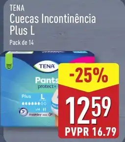 ALDI TENA Cuecas Incontinência Plus L promoção