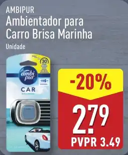 ALDI AMBIPUR Ambientador para Carro Brisa Marinha promoção