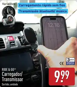 ALDI RIDE & GO Carregador/ Transmissor Sortido; unidade promoção