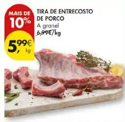 Pingo Doce Tira de entrecosto de porco promoção