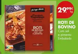 Pingo Doce Roti de bovino promoção