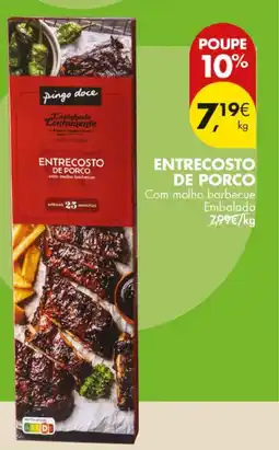 Pingo Doce Entrecosto de porco promoção