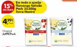 Pingo Doce Em todo o queijo flamengo fatiado Terra Nostra promoção