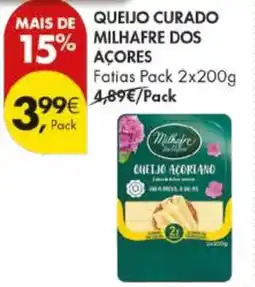 Pingo Doce Queijo curado milhafre dos açores promoção