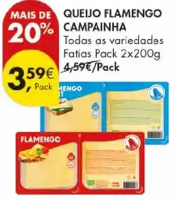 Pingo Doce Queijo flamengo campainha promoção