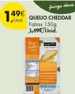 Pingo Doce Queijo cheddar fatias promoção