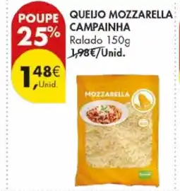 Pingo Doce Queijo mozzarella campainha promoção