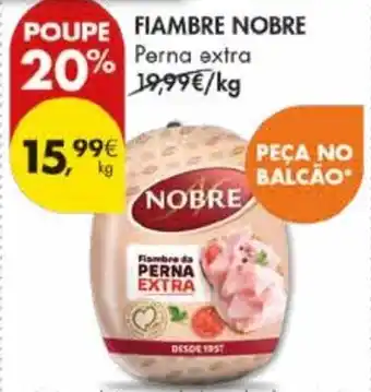 Pingo Doce Fiambre nobre Perna extra promoção