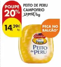 Pingo Doce Peito de peru campofrio promoção