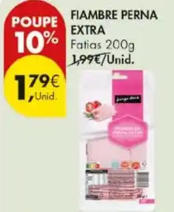 Pingo Doce Fiambre perna extra promoção