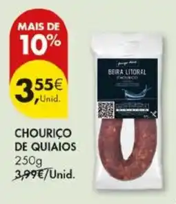 Pingo Doce Chouriço de quiaios promoção