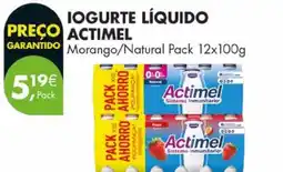 Pingo Doce Iogurte líquido actimel promoção