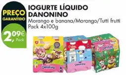 Pingo Doce Iogurte líquido danonino promoção