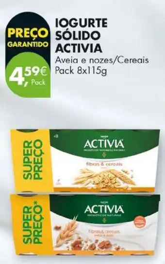 Pingo Doce Iogurte sólido activia promoção