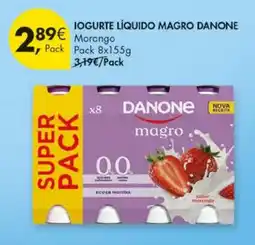 Pingo Doce Iogurte líquido magro danone promoção