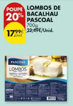 Pingo Doce Lombos de bacalhau pascoal promoção