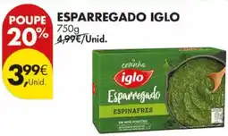 Pingo Doce Esparregado iglo promoção