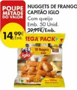 Pingo Doce Nuggets de frango capitão iglo promoção