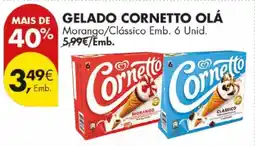 Pingo Doce Gelado cornetto olá promoção