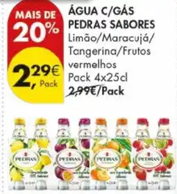 Pingo Doce Água c/gás pedras sabores promoção