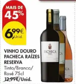 Pingo Doce Vinho douro pacheca raízes reserva promoção