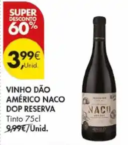 Pingo Doce Vinho dão américo naco dop reserva tinto promoção