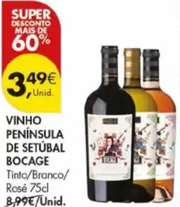 Pingo Doce Vinho península de setúbal bocage promoção