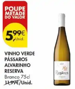 Pingo Doce Vinho verde pássaros alvarinho reserva promoção