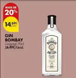 Pingo Doce Gin bombay original promoção