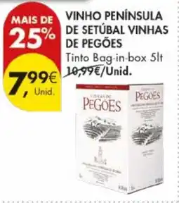 Pingo Doce Vinho península de setúbal vinhas de pegões promoção