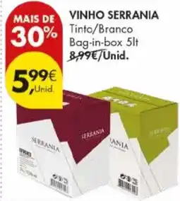 Pingo Doce Vinho serrania promoção