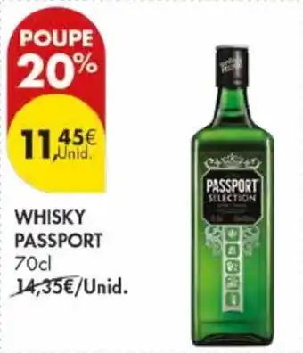 Pingo Doce Whisky passport promoção