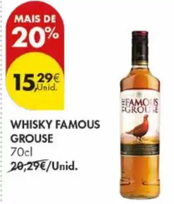 Pingo Doce Whisky famous grouse promoção