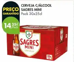 Pingo Doce Cerveja c/álcool sagres mini promoção