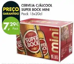 Pingo Doce Cerveja c/álcool super bock mini promoção