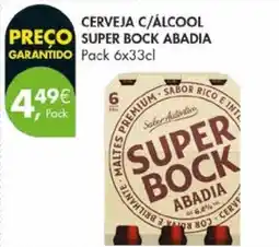 Pingo Doce Cerveja c/álcool super bock abadia promoção