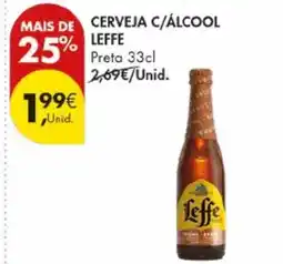 Pingo Doce Cerveja c/álcool leffe preta promoção
