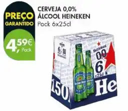 Pingo Doce Cerveja 0,0% alcool heineken promoção