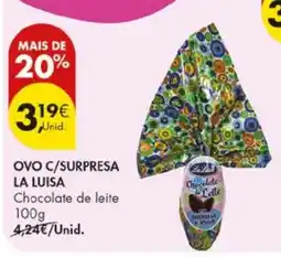 Pingo Doce Ovo c/surpresa la luisa promoção