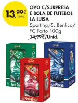 Pingo Doce Ovo c/surpresa e bola de futebol la luisa promoção
