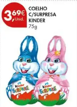 Pingo Doce Coelho c/surpresa kinder promoção