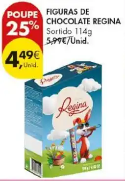 Pingo Doce Figuras de chocolate regina sortido promoção
