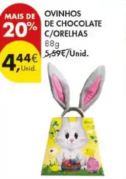 Pingo Doce Ovinhos de chocolate c/orelhas promoção